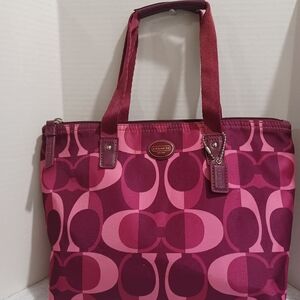 Coach Pink Tote Bag